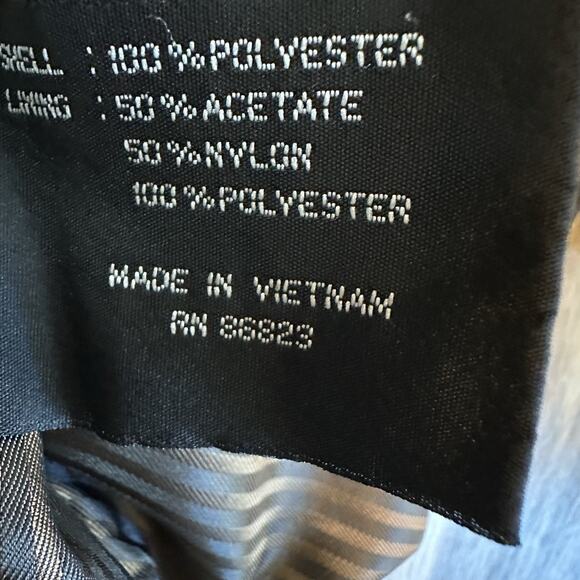 VTG Colours by Alexander Julian Mens Jacket XL Tan Faux Suede Lightweight Preppy - Picture 6 of 11